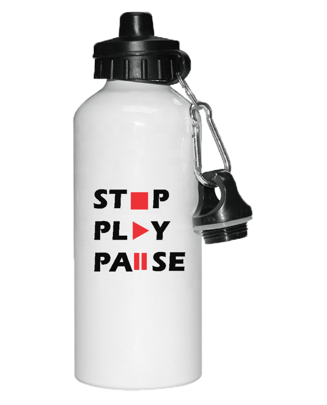  Puodelis stop play pause